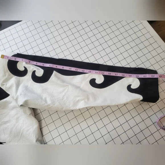 Global Identity G3 Black & White Western Leather Jacket